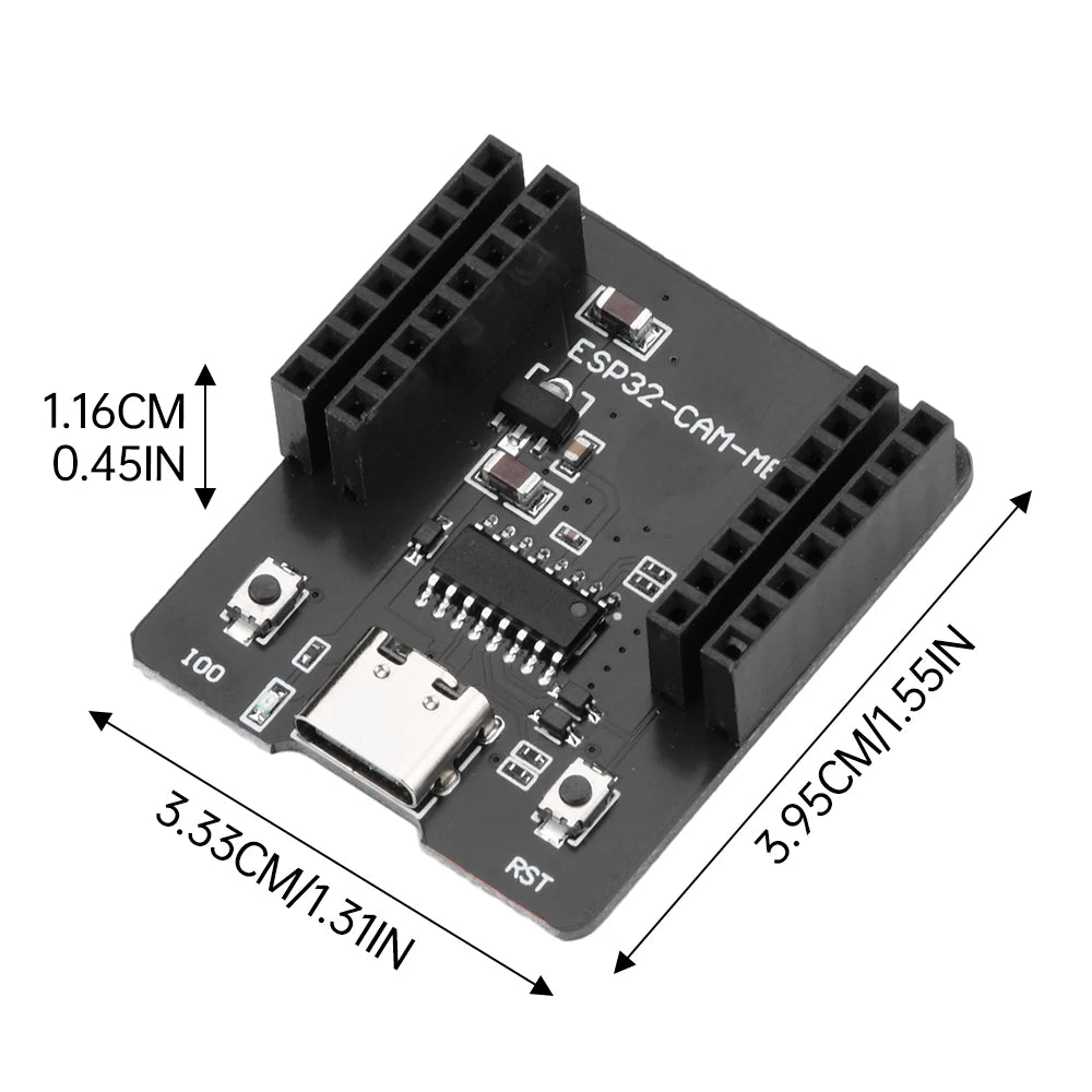 ESP32-CAM-MB Development Board Test Backboard Serial Port Burner Module With Expansion CH340C Type C OV2640 Camera Module
