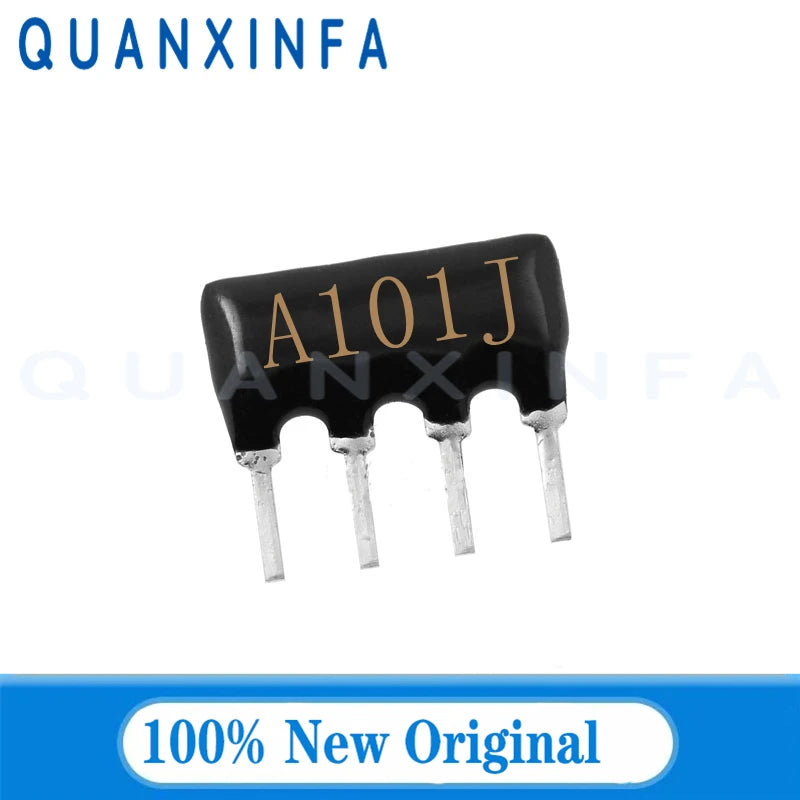 10PCS 8PIN 9PIN 7PIN 6PIN 5PIN 4PIN 10PIN DIP Network resistor array 47R 100R 330R 510R 680R 1K 2.2K 3.3K 10K 100K ohms