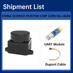 WitMotion dTOF laser lidar sensor module outdoor Light resistance 60Klx 5000Hz 12m 360° Scanning support ROS1 ROS2 Arduino