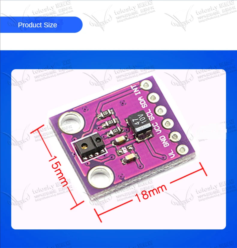 7620 Gesture Recognition Sensor PAJ7620U2 9 Gesture Recognition Sensor Modules RGB Infrared Sensing Modules