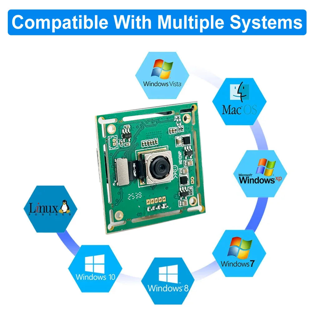 HD Autofocus 12MP 4K 4000 x 3000 Mjpeg Mini USB2.0 Webcam Board CMOS IMX362 Sensor UVC OTG USB Webcam Module For Windows Android