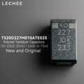 5PCS/lot New and Original 10V 220uF 25mOhm T520D227M010ATE025 CASE-D 7343 SMD Polymer Tantalum Capacitors Low ESR