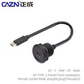 Type-C Bayonet FPC Female Male Back Mounted Socket Version 3.1 Receptacle 10Gbit/s Connector