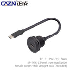 Type-C Bayonet FPC Female Male Back Mounted Socket Version 3.1 Receptacle 10Gbit/s Connector