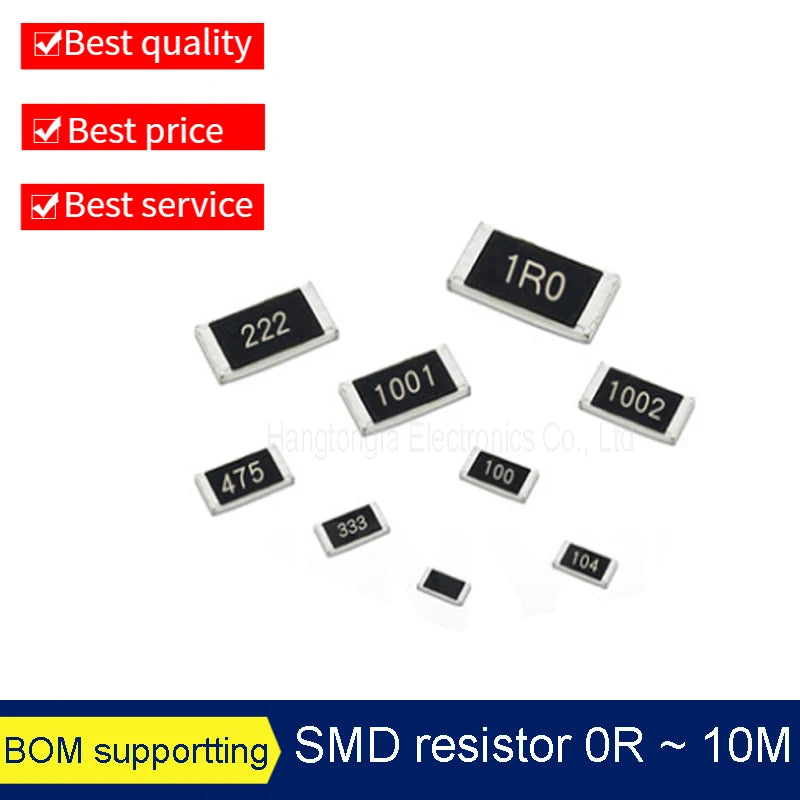 A REEL 0805 1%  SMD resistor 0R ~ 10M 1/8W 0R 0.01R  150 220 330R ohm 1K 2.2K 10K 100K 470K 1R 10R 100R 150R 220R 330R 1M