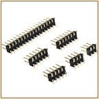 10Pcs SMD SMT Male PIN HEADER Strip Connectors Double Row 1.27mm 2.0mm 2.54mm Various Sizes 2*2/3/4...20P-40 Pin Count