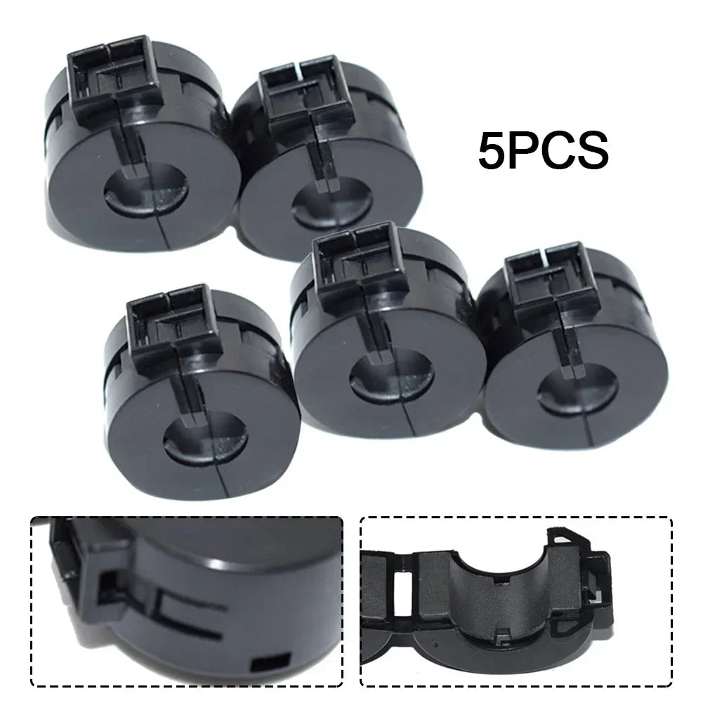 Audio Power Cable Filter Cable Clip Noise Reduction Clip Ferrite Bead Cable Ferrite Core Ring Nickel Zinc Ferrite