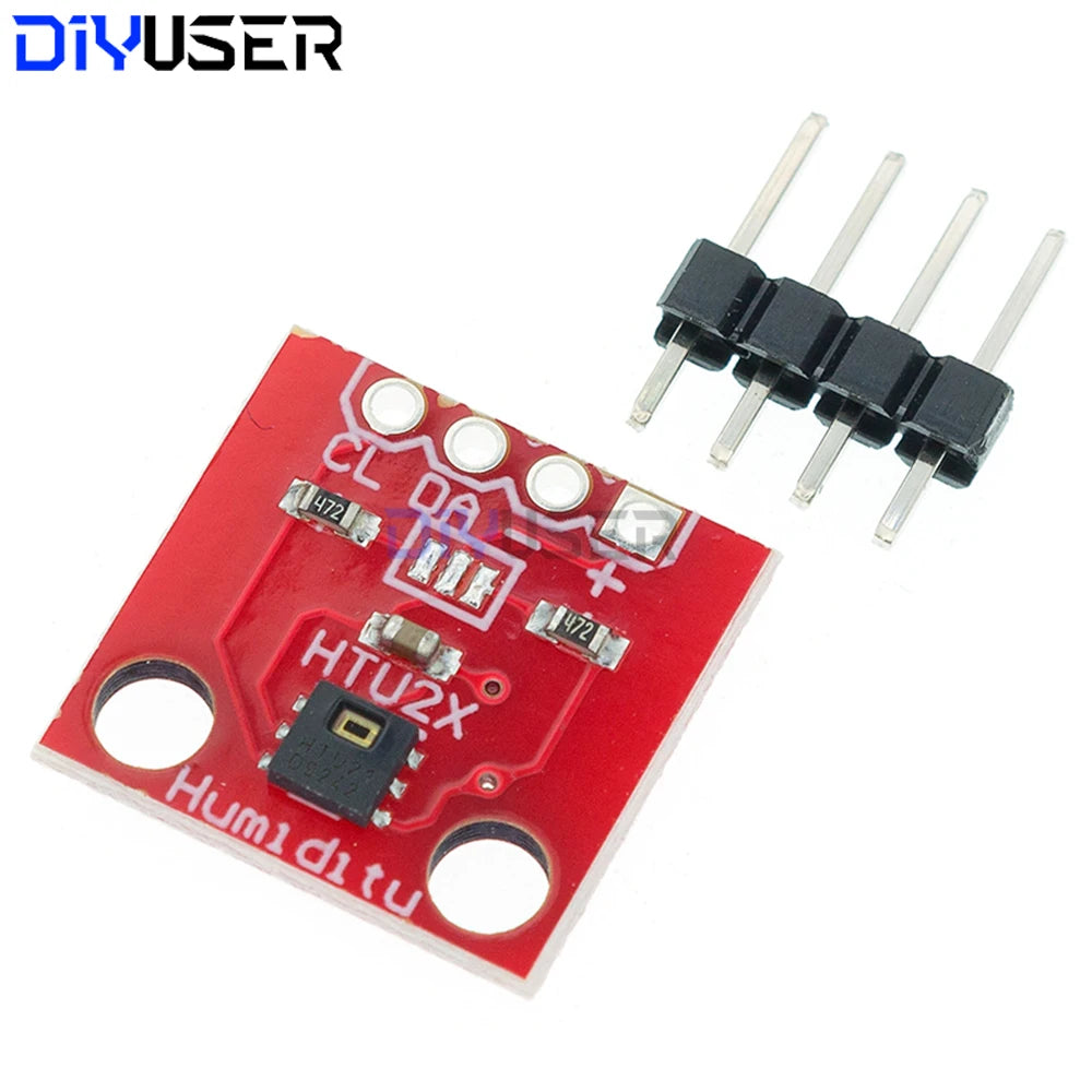 HTU21D Digital Temperature Humidity Sensor Module, Replace SHT21 SHT20 SI7021, High Accuracy I2C for ESP32 Raspberry Pi