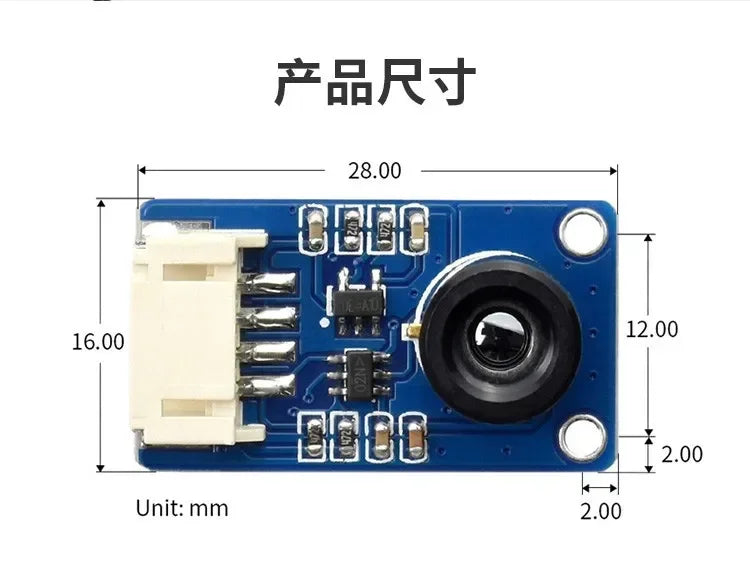 Raspberry Pi STM32 MLX90640 Thermal Camera Module - 110 /55 Degree FOV with I2C Interface (Infrared Imaging)
