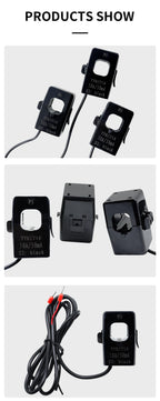 3pcs Split Core Current Transformer Clamp On CT Snap 30A/30mA 40A/40mA 50A/50mA 100A/100mA 1000:1 2000:1 KCT16