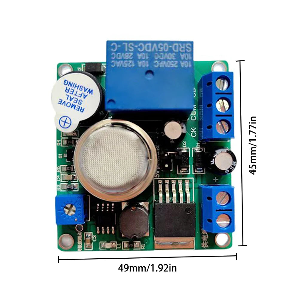 MQ-2 Smoke Sensor Module Smoking Detector Alarm Relay Switch Controller 12V 24V