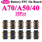 10Pcs Battery FPC Connector For Samsung A52 A32 A22 A52s A72 A71 A31 A51 A50s A30s A10 A20 A20e On Board inner Cilp Contact Plug