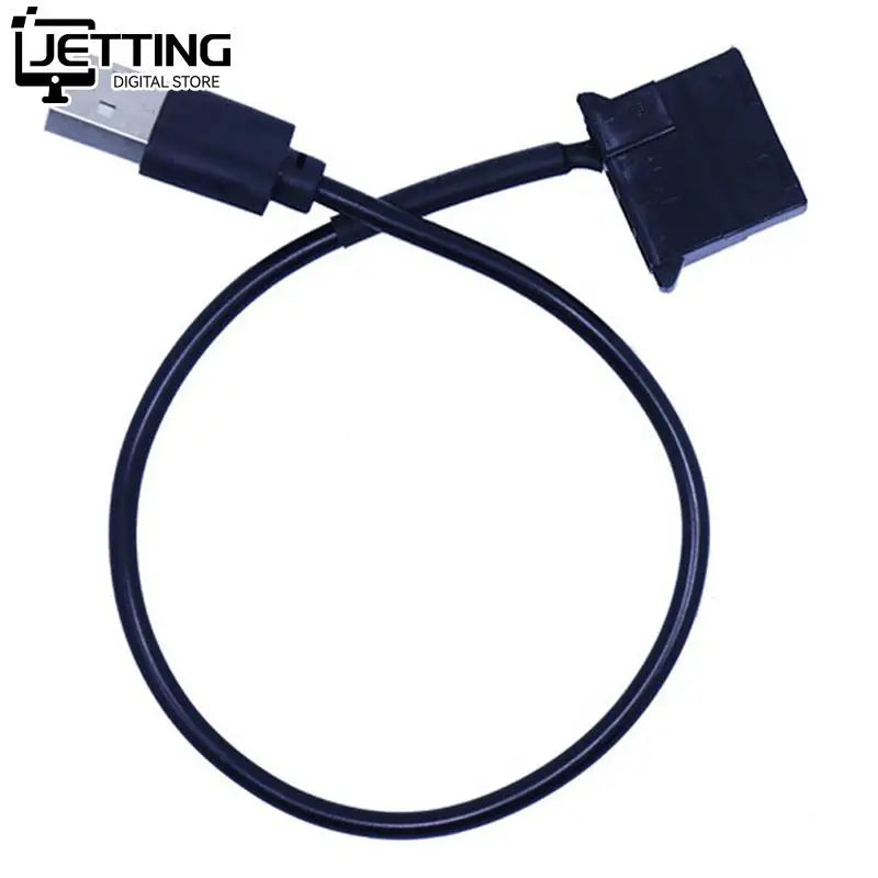 4Pin Female to 5V USB Male USB Adapter Cable USB to 4 Pin Molex Fan Power Cable Computer Case Adapter Cord