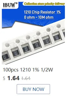 200PCS 660PCS 720PCS 4000PCS 0402 0603 0805 1206 1210 2512 SMD Resistor Kit igmopnrq Assorted Kit 10K 100K 1K 1R 100R 220R 1% 5%