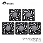 Bykski 120mm Fan Use for Water Cooling Radiator Computer PC Case 3008RPM Heatsink  Support PWM  CF-AP3000EX-X / CF-RBW3000EX-X