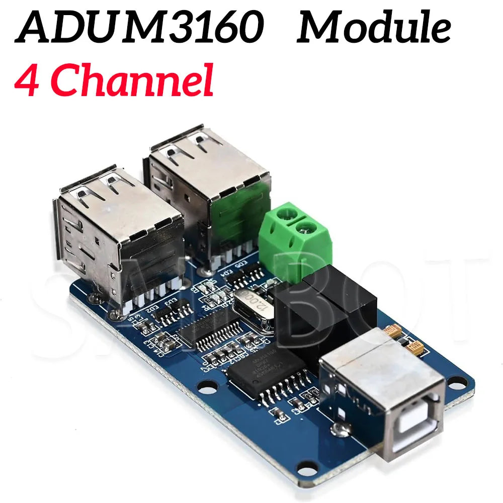 1500V ADUM3160 Digital Signal Audio Power Isolator USB to USB audio signal isolator 12Mbps 1.5Mbps adum3160