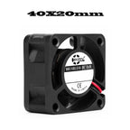 40mm 50mm 60mm 70mm 80mm 92mm 120mm DC 5V 12V 24V Axial Cooling Brushless Motor Case Quiet Fan 2PIN Sleeve Bearing