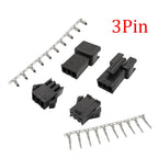 10 Sets JST SM 2.54mm 2/3/4/5/6/7/8Pin Male Female Plug Socket Housing Terminal Connector SM-2P SM-2R JST SM2.54
