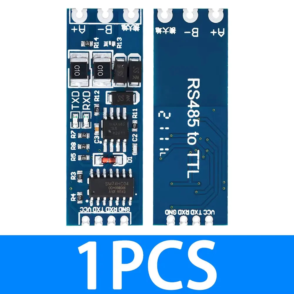 TTL-RS485 Bidirectional Converter Module: Serial UART Level Shifter with Auto-Flow Control – 3.3V/5V Power Supply