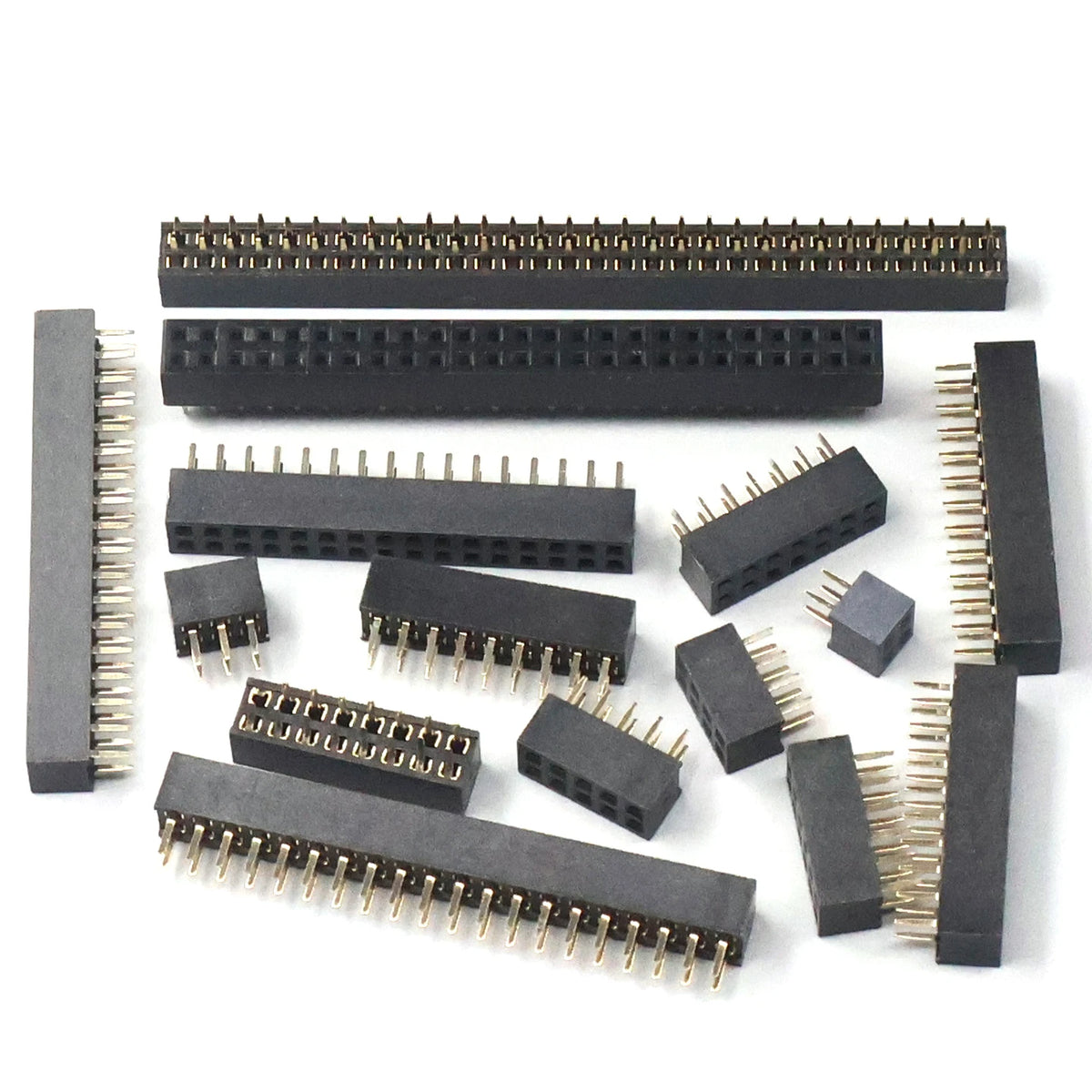 2.0mm Double  Row Female 2x2/3/4/5/6/7/8/10/20/40 Pin Pin Header Connector 2mm Pitch Strip For Arduino PCB