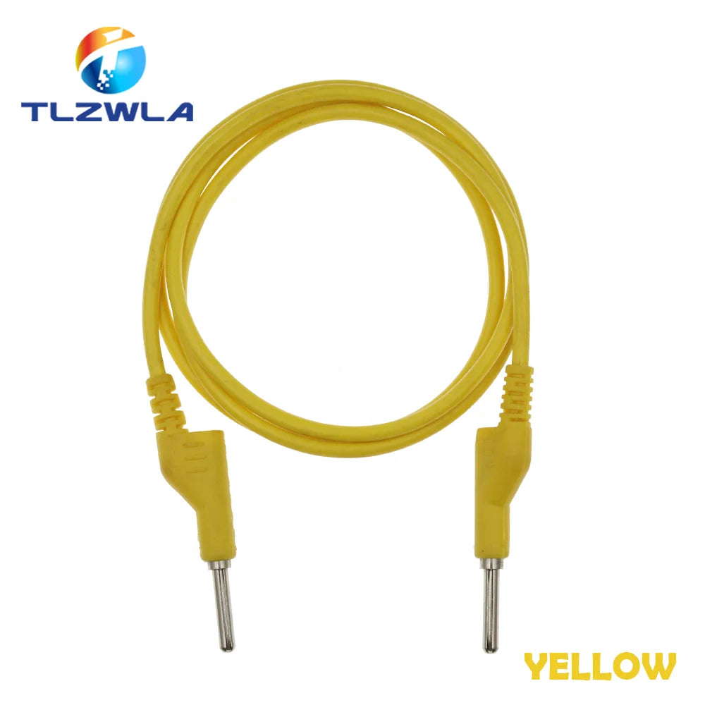 1PCS Dual 4MM Stackable Banana Plug Multimeter Test Leads 1M Cable 1000V/15A Pure Copper Test plug Connector