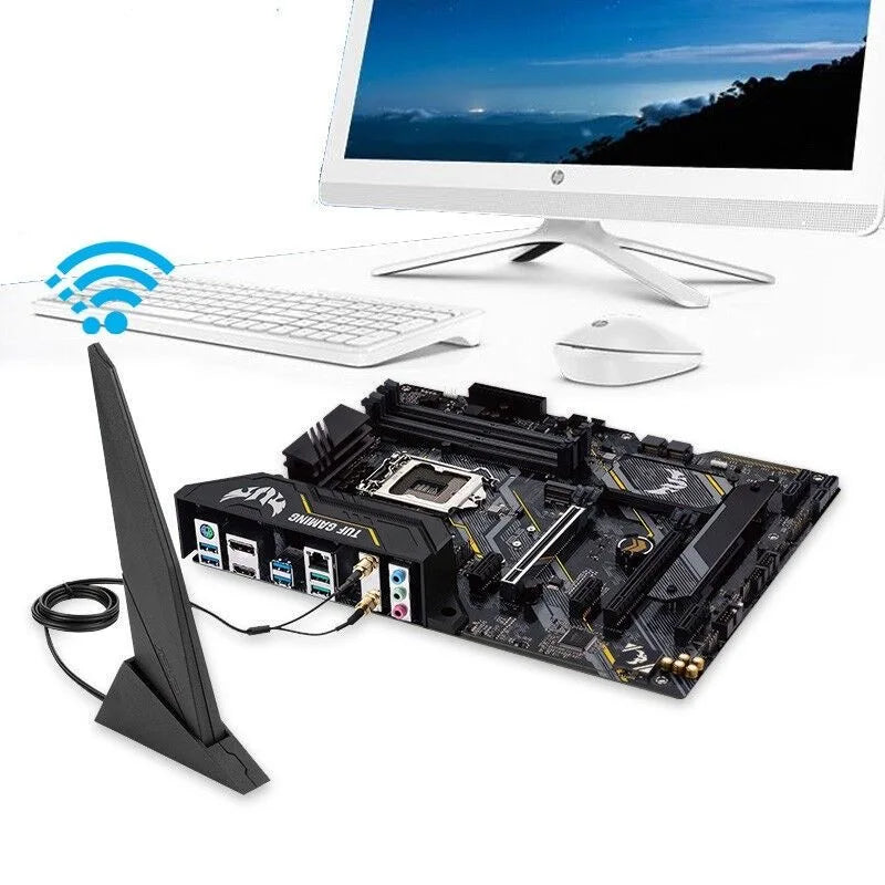 Originele ASUS 2T2R WIFI 6 Dual Band Moving Antenna 2.4G 5.8G for  ROG Z390 Z490 X570 B460 B360 PC Moederbord Router