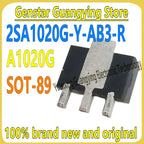(10-100 pieces) 2SA1020G-Y-AB3-R 2SA1020G 2SA1020 A1020G SOT-89 2A 50V PNP Surface Mount Transistor (BJT) 100% brand new