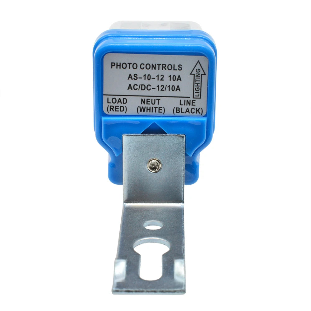 Automatic On Off Photocell Street Lamp Light Switch Controller 110V 220V 24V 12V 10A Photo Control Photoswitch Sensor Switch