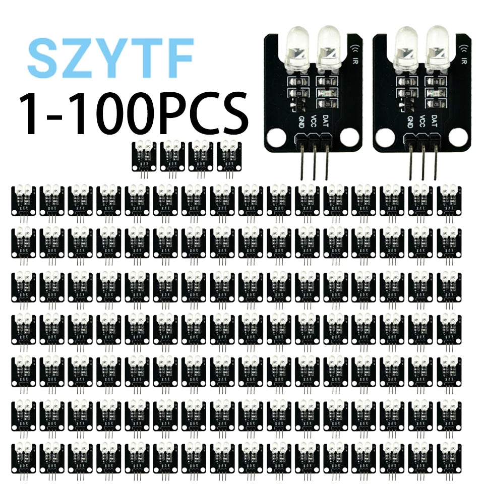 1-100PCS IR Infrared Transmitter Module Electronic Building Block IR Transmitter Emission Emitter Sensor Module for Arduino