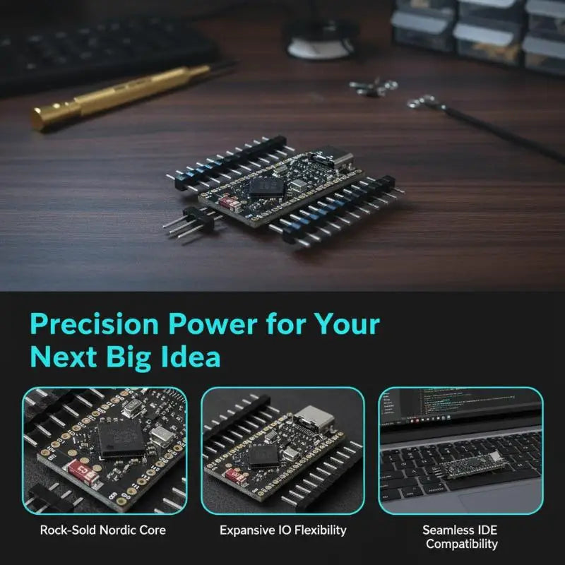 1 Set Nice!Nano V2.0 Compatible Pro Micro Development Module Bluetooth NRF52840 Board With Integrated Charging Management
