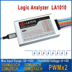 LA1010 USB Logic Analyzer 100M 16CH 10B Samples PC Based Kingst Protocol Decoding Tool for MCU ARM FPGA Debug English