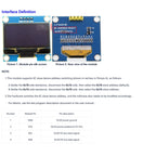 1/5pcs 1.3" 1.3 inch IIC I2C Serial 128x64 SSH1106 Digital OLED LCD Led Display White Blue Module For Arduino 12864 LCD Screen B