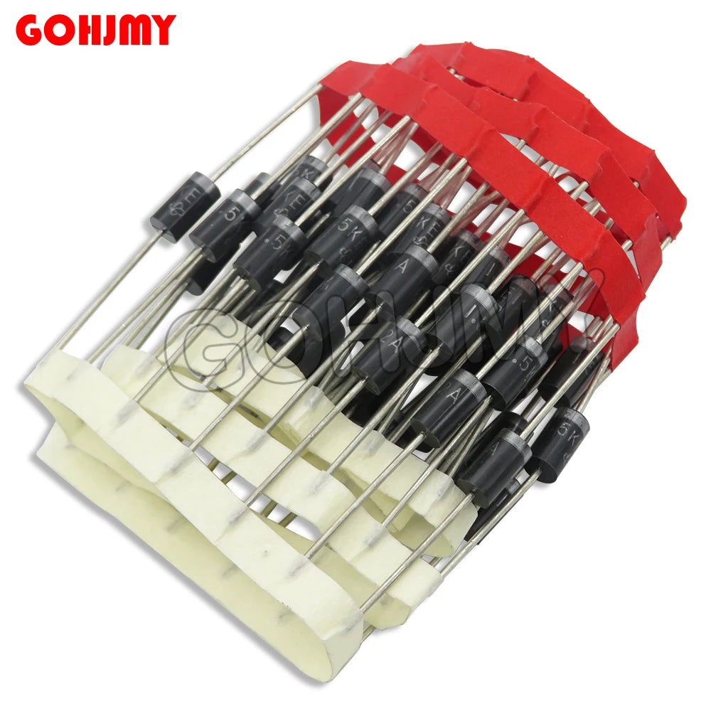 20PCS 1.5KE6.8A 1.5KE12A 1.5KE15A 1.5KE18A TVS diode 1.5KE20A 1.5KE24A 1.5KE27A 1.5KE30A 30A 24A 20A 18A 15A 12A 6.8A 6A8