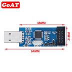 official USBASP USBISP AVR Programmer USB ISP USB ASP ATMEGA8 ATMEGA128 Support Win7 64