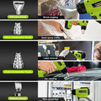 Cordless Heat Gun For Ryobi 18V Battery Electric Handheld Hot Air Gun With Nozzles For DIY Stripping Paint Shrinking Power Tool