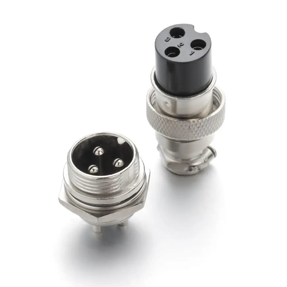 Accessories Mount Panel Aviation Plug M16 Male / Female  Cable Connector GX16