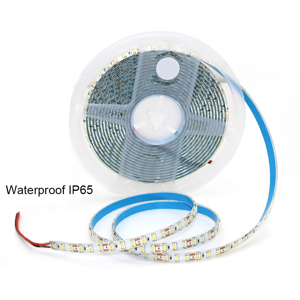 12V 24V LED Strip 2835 120LEDs/m Home Lamp Strip Pink Red Ice Blue Green Golden Yellow Orange Flexible Waterproof Soft Lamp Bar
