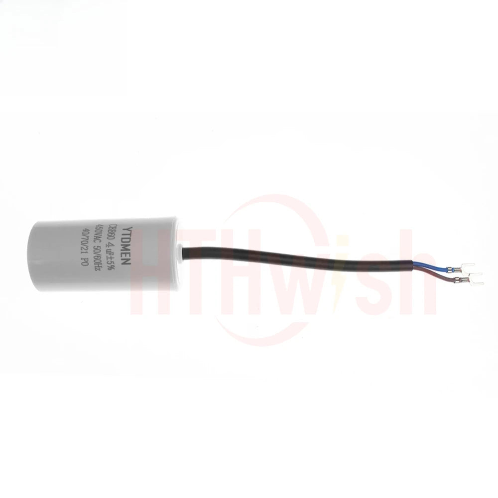 1pc CBB60 Motor Run Capacitors 5% for Washing Machine 450V 3UF 4UF 5UF 6UF 8UF 10UF 12UF 15UF 18UF 20U 450VAC Starting Capacitor