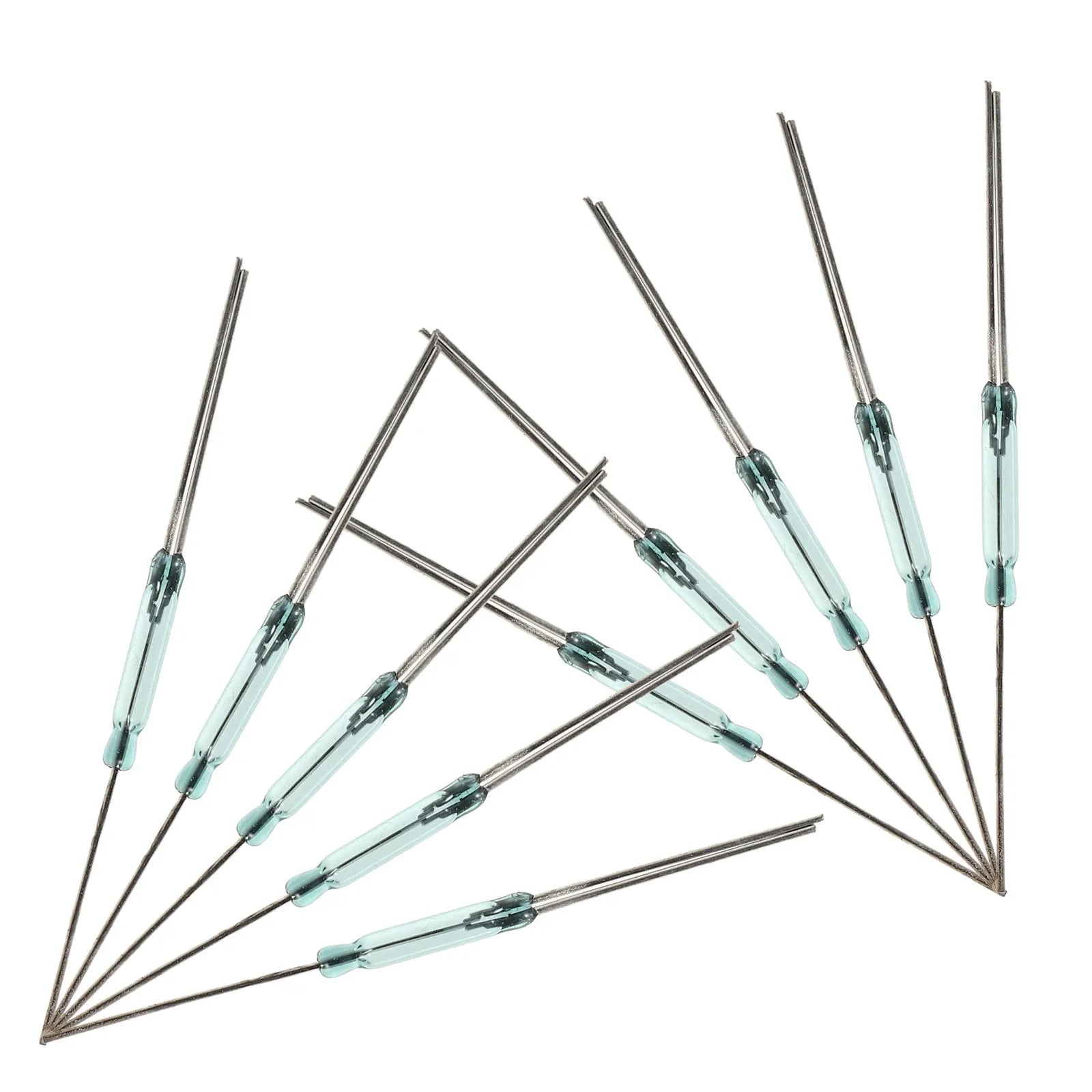 10Pcs Magnetic Reed Switch 3 Pin Normally Open Closed Conversion Module 2.5x14mm Industrial Grade Mini Sensor for Motor Control