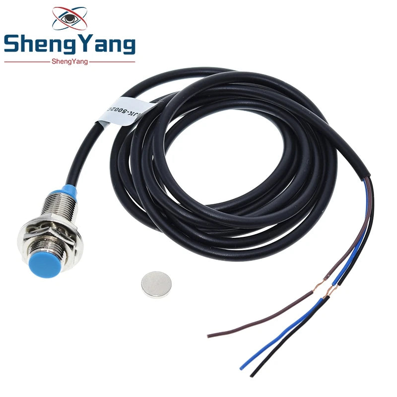 1/2/5pcs TZT NJK-5002C Hall Effect Sensor Proximity Switch NPN 3-Wires Normally Open + Magne