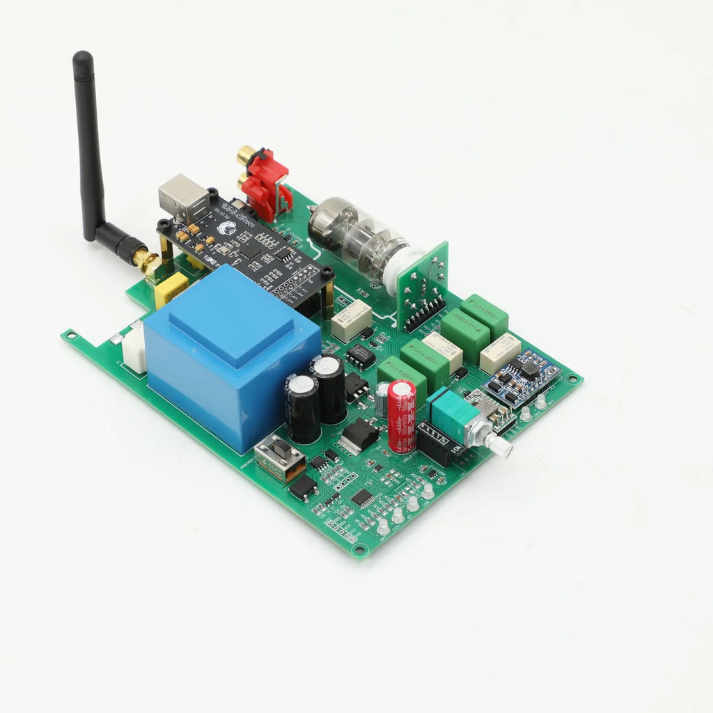 Classic TDA1543 Vacuum Tube Audio Decoder Board Hifi USB COAX OPT Bluetooth DAC