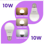 1-10Pack E27 10W LED Bulb Are Equivalent to 100W Incandescent Lamps  110V 220V Ultra-Bright 3000K 6000K For Living Room Use