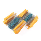 500/2500PCS Metal Film Resistor Assorted Kit 1/4W 1% 1R~10M ohm Resistance Diy Electronic Kit