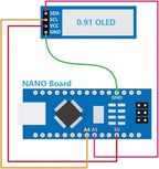 XZG 1-20PCS 0.91 Inch 128x32 IIC I2C  White /Blue OLED LCD Display DIY Module SSD1306 Driver IC DC 3.3V 5V for arduino