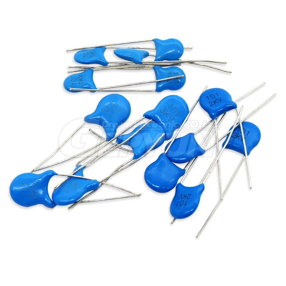 20PCS High Voltage Ceramic Capacitor 1000V  1KV 2KV 3KV 101K 151K 221K 331K 471K 561K 681K 821K 102M 152M 222M 332M 472M 103M
