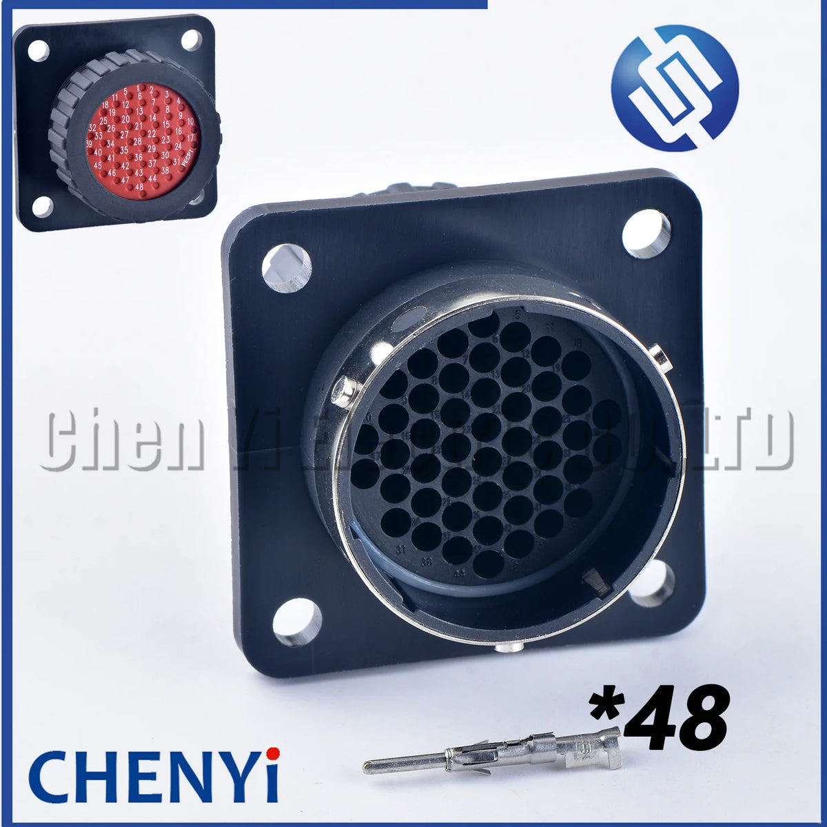 48 Pin Aviation Waterproof Connector Male Female Circular Plug Socket 192900-0437 192900-0431 192900-0425 with Pins