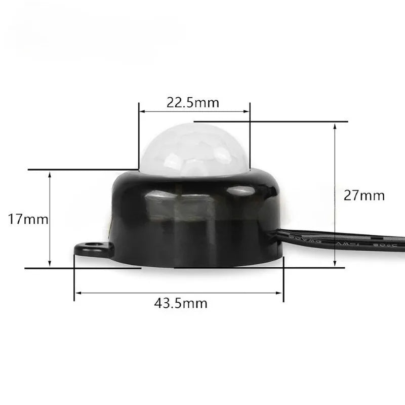 USB 5V PIR Infrared Motion Human Body Sensor Detector USB Interface Mini Corridor Closet Underbed LED Light Switch