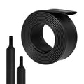 Φ1.6mm to Φ64m 3:1 Ratio Heat Shrink Tubing 1m/2m/3m/5m/10m Dual Wall Adhesive Lined Shrinkable Wire Wrap Tube Waterproof Black