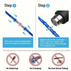 50/100/300/500 Pcs Heat Shrink Wire Connector Solder Seal Splice Tube SST 3:1 Waterproof Butt Crimp Terminals