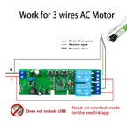 1/2/4CH EWeLink WIFI Smart Switch 7-32V 85-250V 220V Wireless Remote Control Relay Module For Garage Door Access Alexa Google
